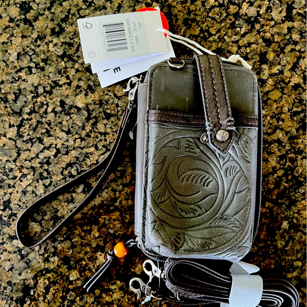 The Sak Iris North South smartphone wallet, wristlet, crossbody.